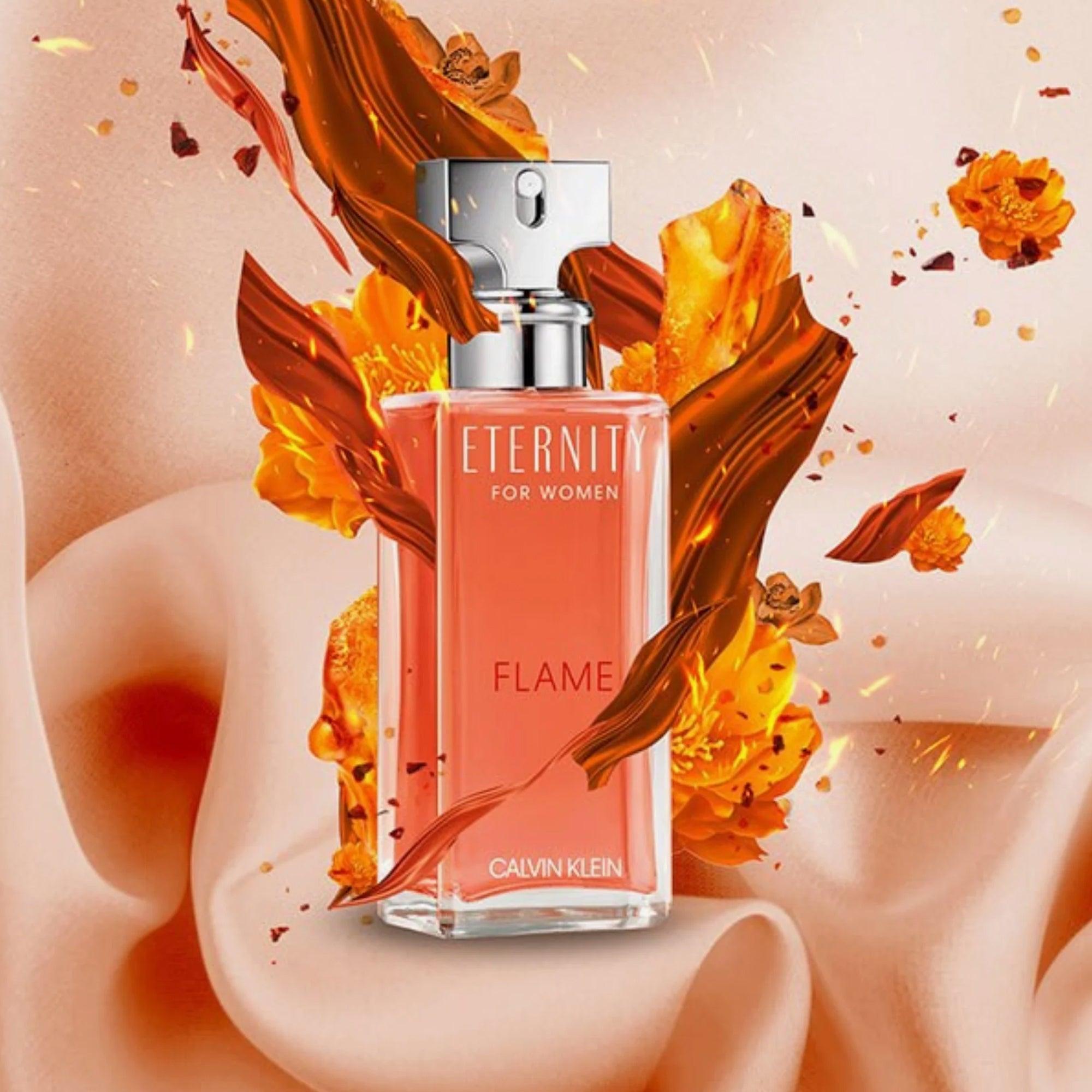 Calvin Klein Eternity For Women Flame Eau De Parfum Spray 100ml - TheSkinFit