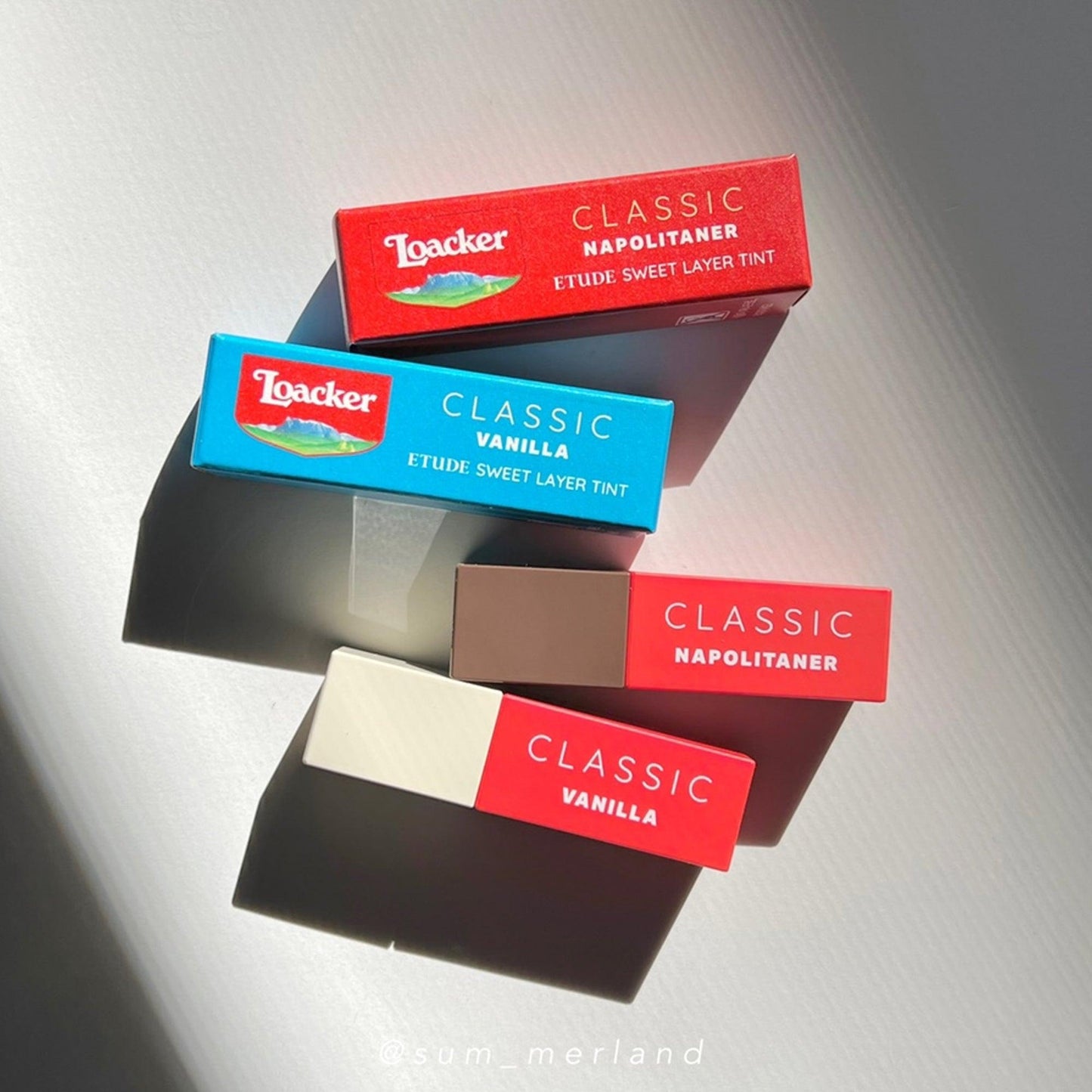 Etude House X Loacker Collection Sweet Layer Tint 01 Vanilla 1 Piece - TheSkinFit