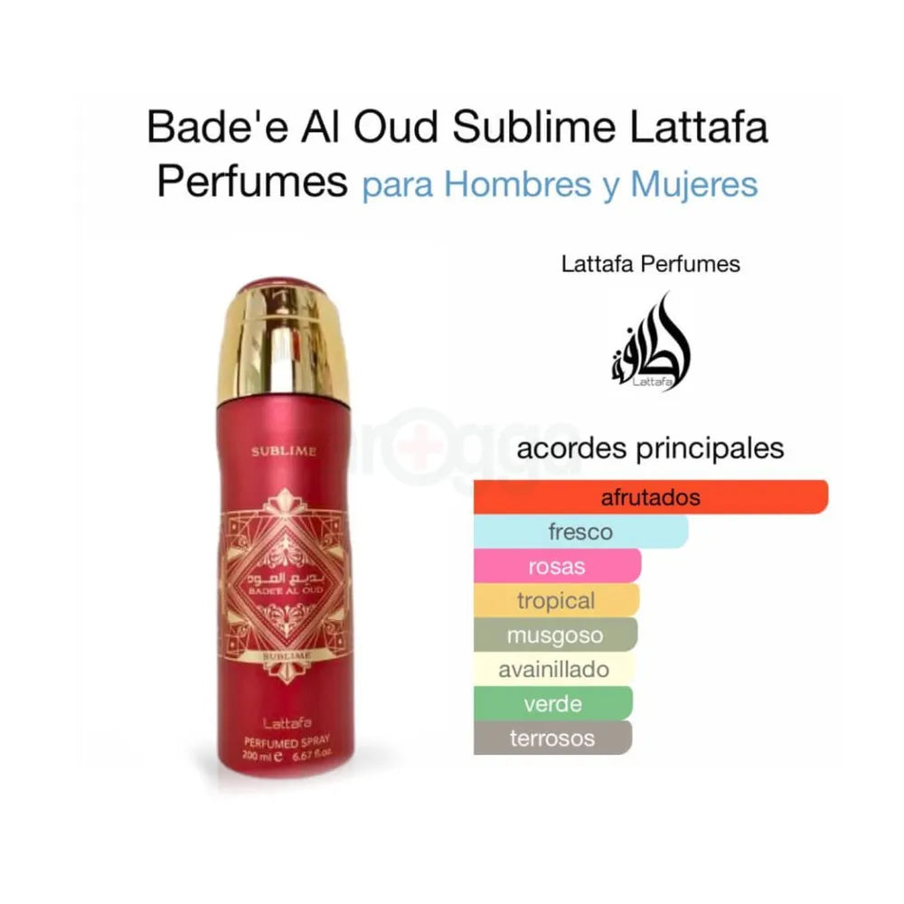 Lattafa Bade'e Al Oud Sublime Body Spray For Men 200ml Reviews