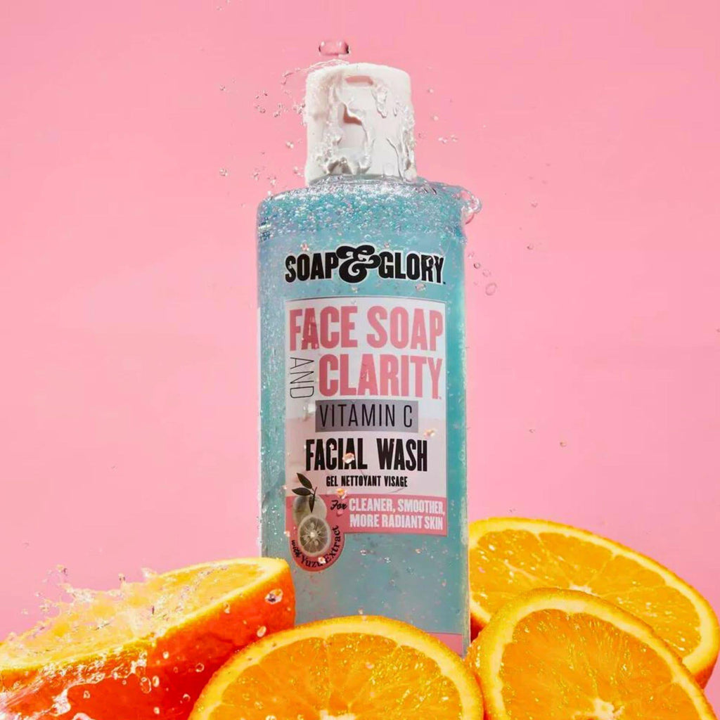 Soap & Glory Face Soap And Clarity Vitamin C Facial Wash 350ml - TheSkinFit