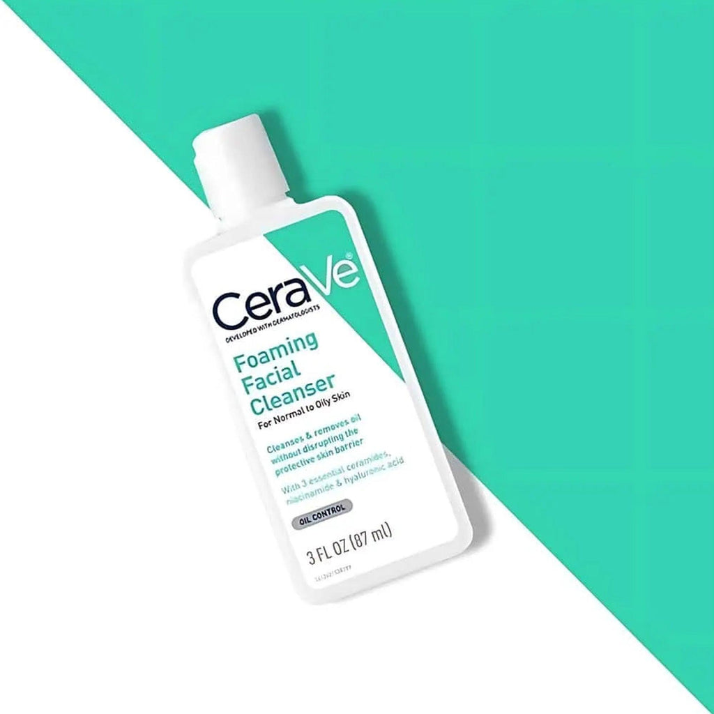 CeraVe Foaming Facial Cleanser For Normal To Oily Skin 87ml - TheSkinFit