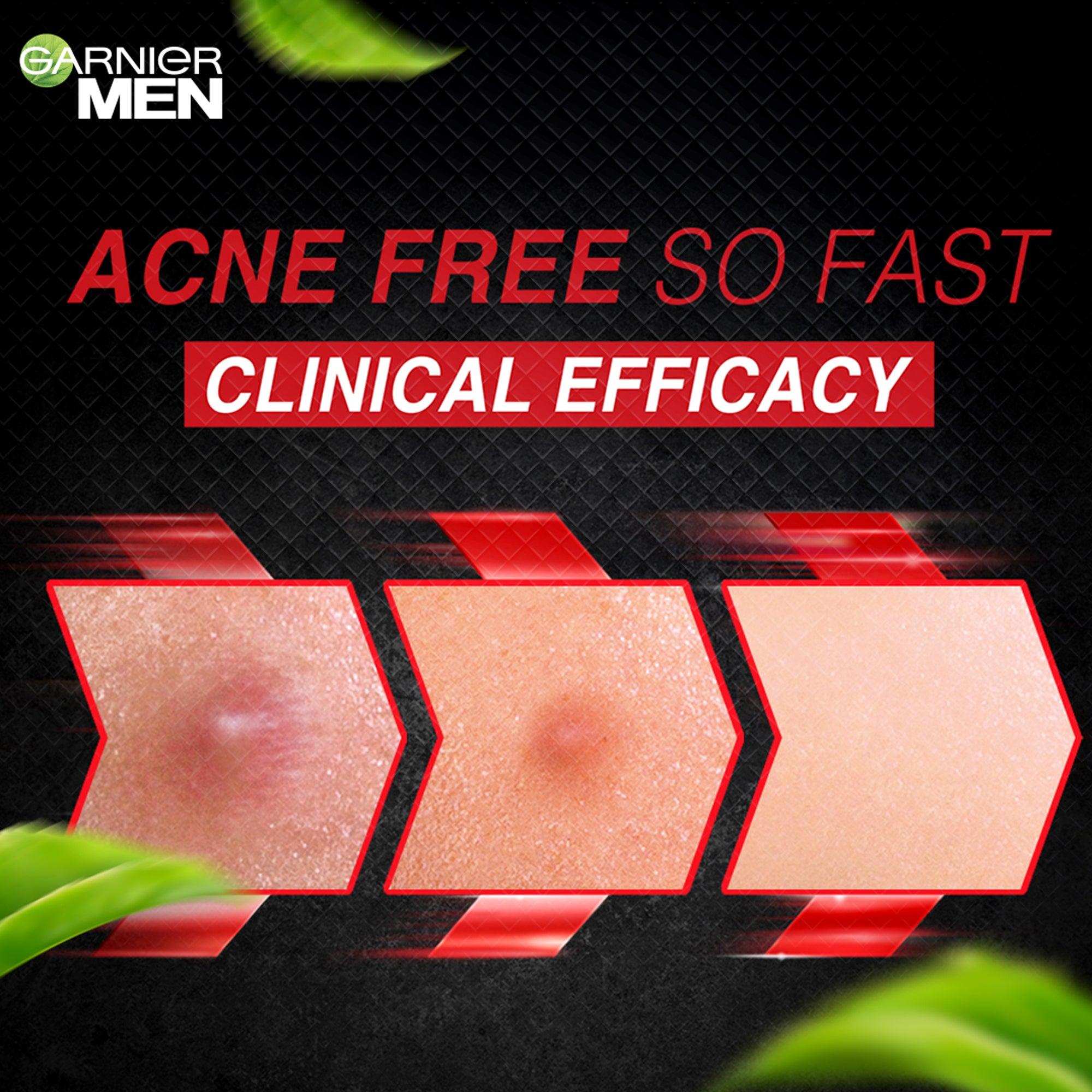 Garnier Men Acno Fight 6-in-1 Anti-Pimple Face Wash 50ml - TheSkinFit