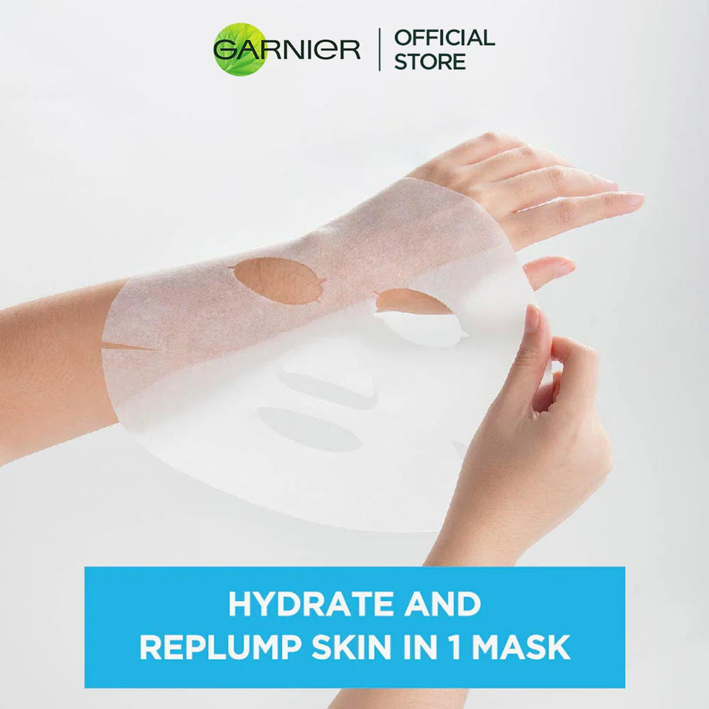 Garnier Skin Active Tissue Mask Hydra Bomb Super-Hydrating Replenishing Mask 32gm - TheSkinFit