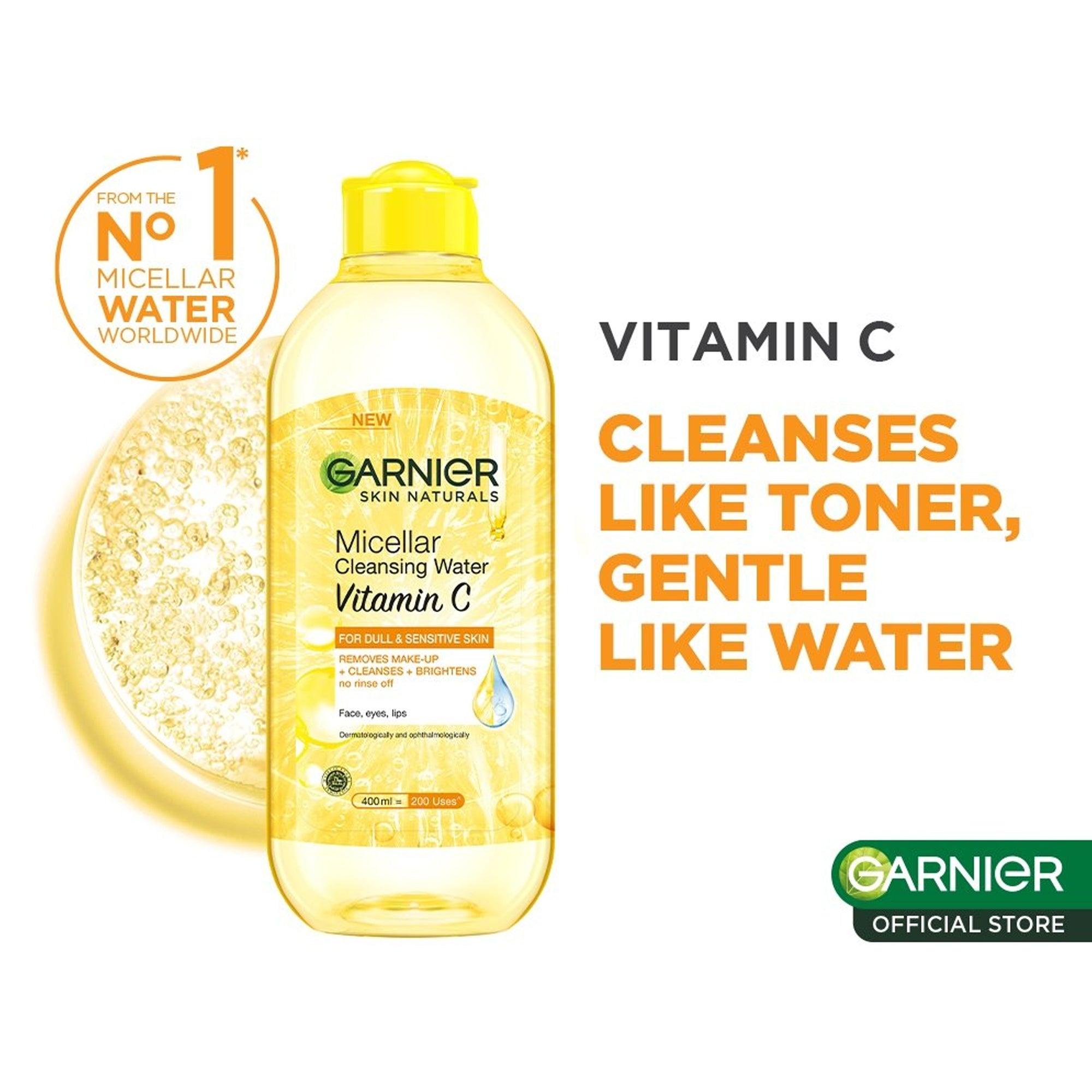Garnier Skin Naturals Micellar Cleansing Water Vitamin C 125ml - TheSkinFit