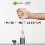 Garnier SkinActive Pure Charcoal Black Sheet Mask Mattifying + Hydrating Oily Skin - TheSkinFit