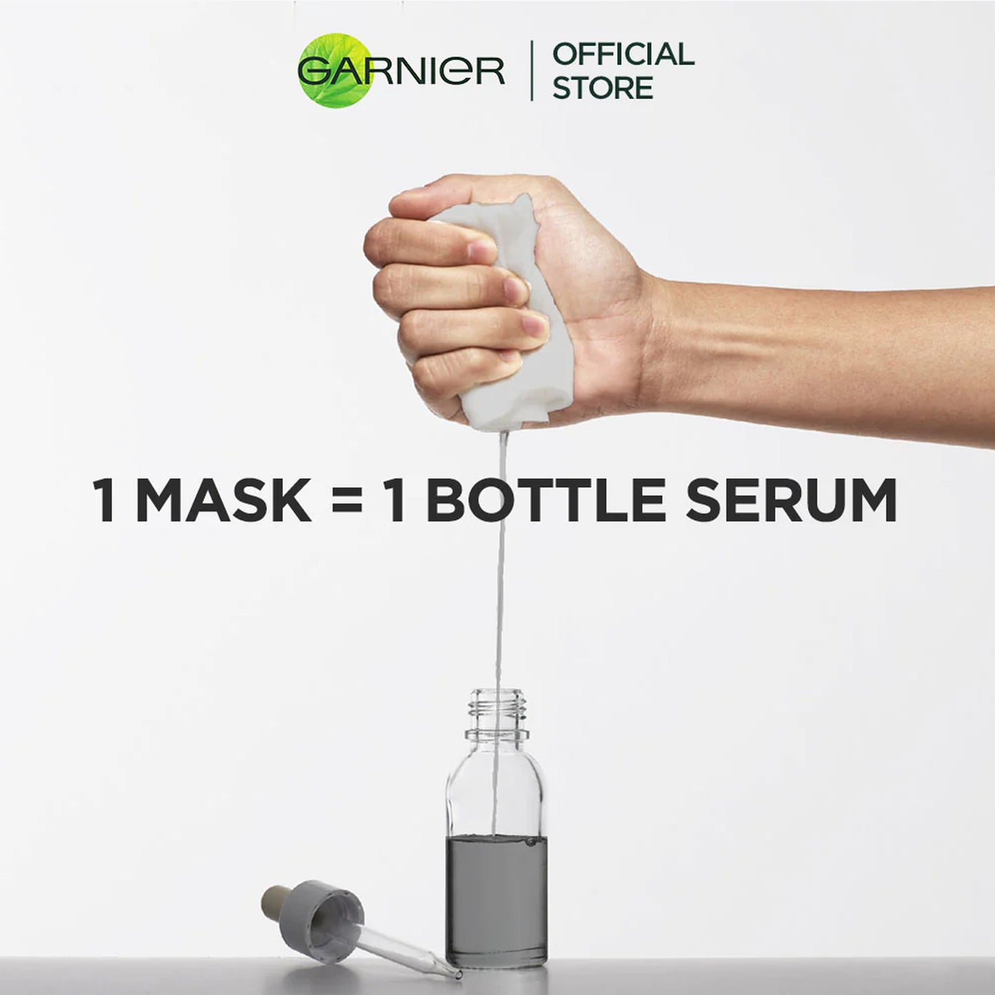 Garnier SkinActive Pure Charcoal Black Sheet Mask Mattifying + Hydrating Oily Skin