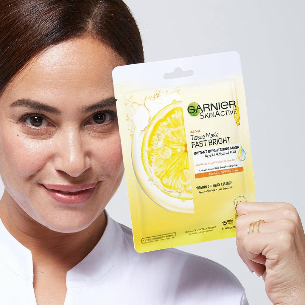 Garnier SkinActive Tissue Mask Fast Bright Instant Brightening Mask 1 Piece in Pakistan