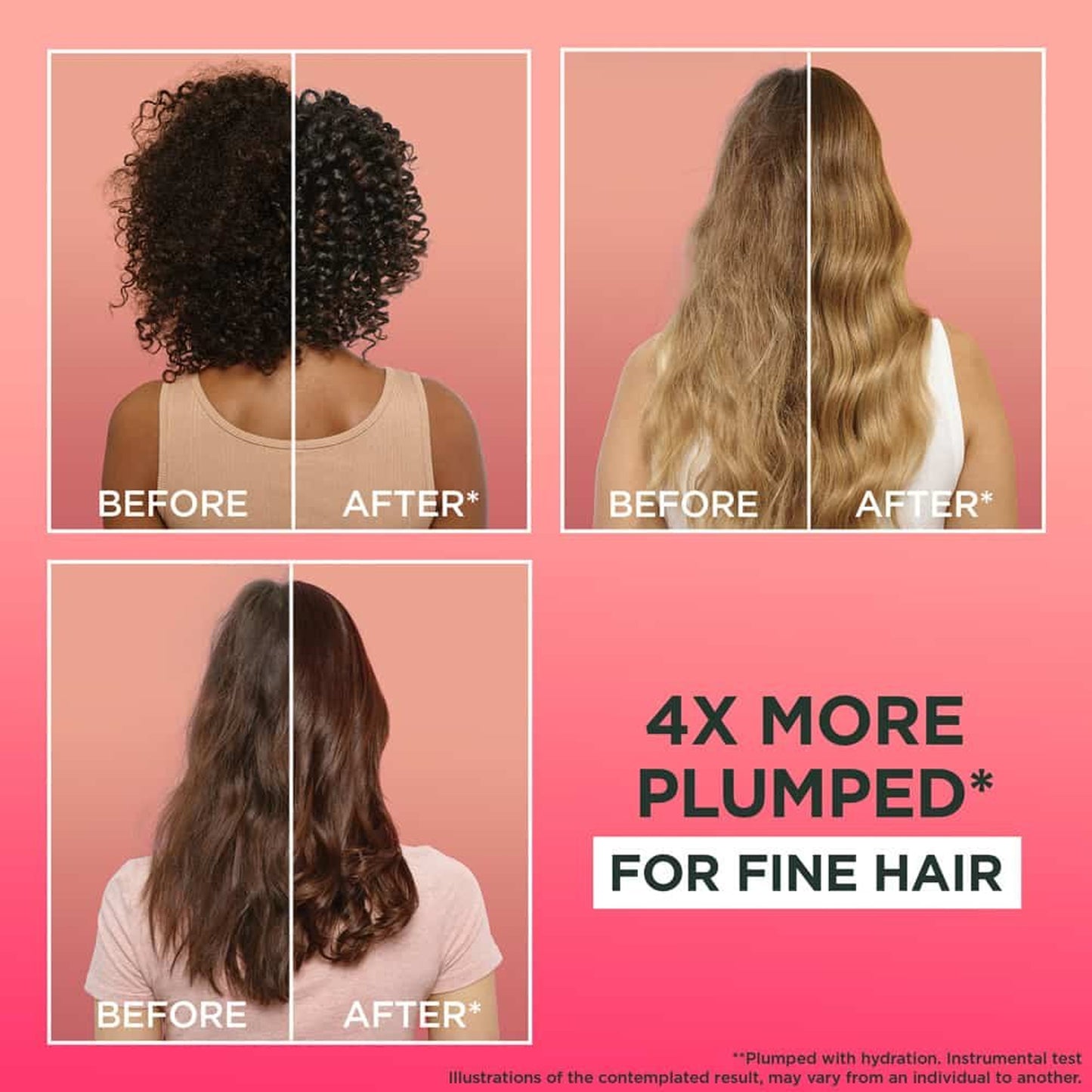 Garnier Ultimate Blends Plumping Hair Food Watermelon & Pomegranate Shampoo 350ml