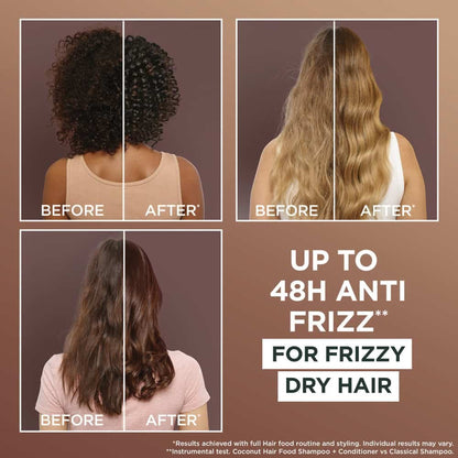 Garnier Ultimate Blends Smoothing Hair Food Coconut & Macadamia Shampoo 350ml