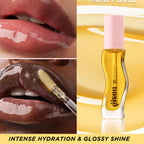 Gisou Honey Infused Lip Oil Honey Gold 8ml - TheSkinFit