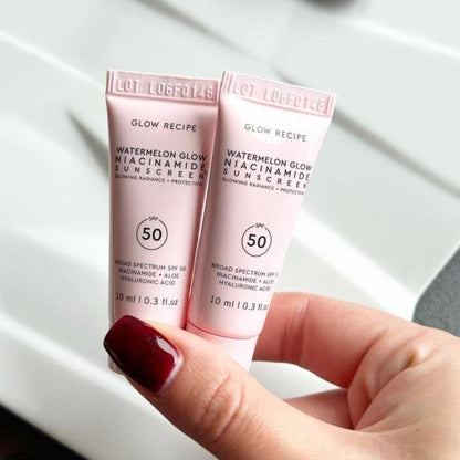 Glow Recipe Watermelon Glow Niacinamide Sunscreen SPF50 10ml Without Box
