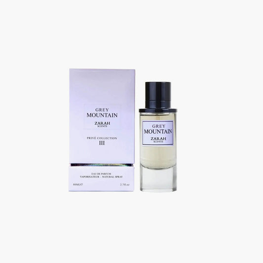 Zarah Scents Grey Mountain Prive Collection III Eau De Parfum 80ml
