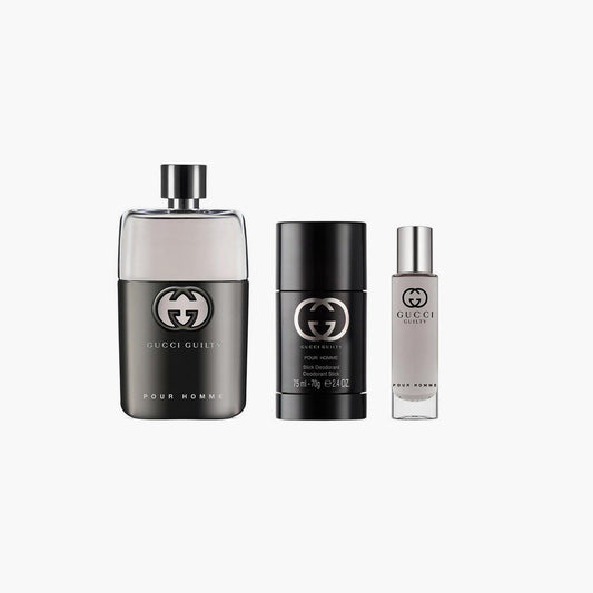 Gucci Guilty Men 3 Piece Gift Set - TheSkinFit