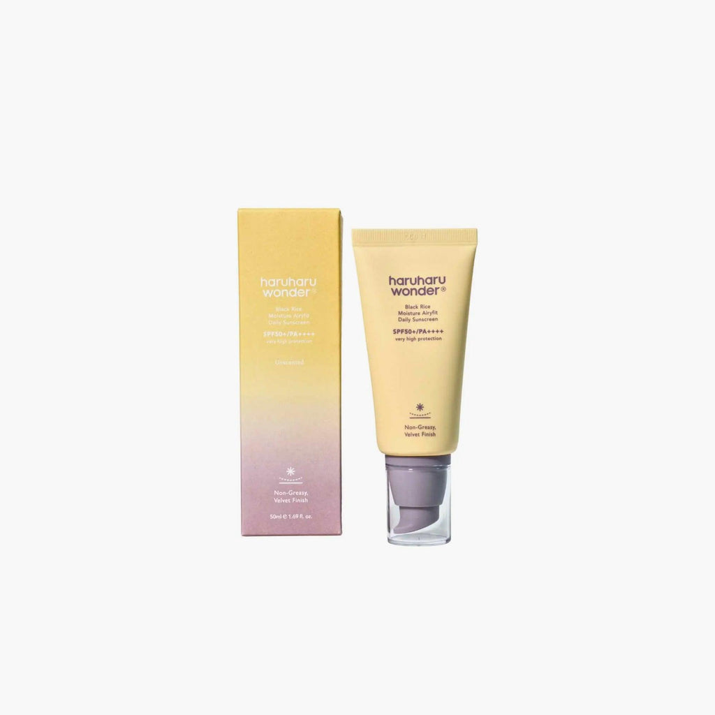 Haruharu Wonder Black Rice Moisture Airyfit Daily Sunscreen SPF50+/PA++++ 50ml - TheSkinFit