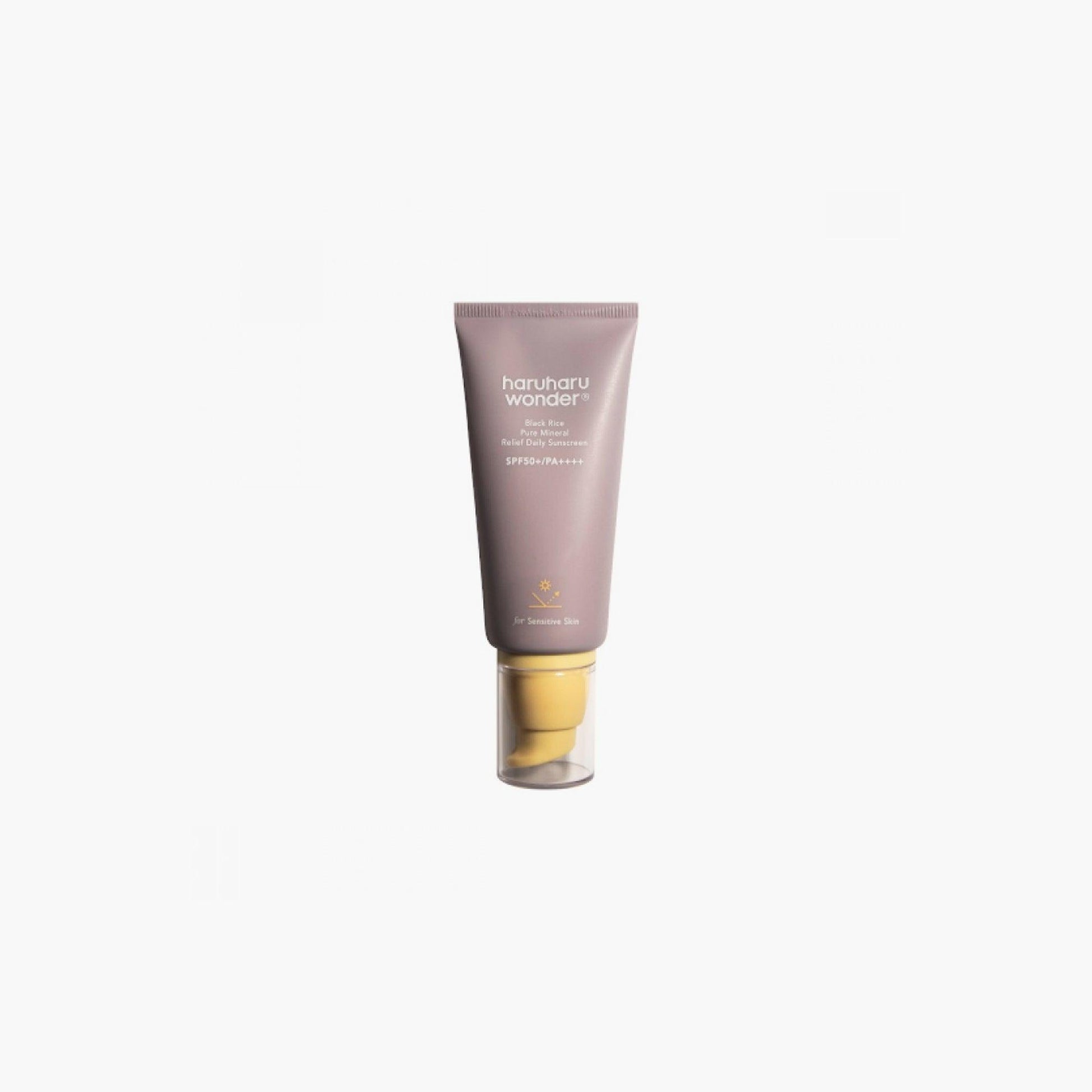 Haruharu Wonder Black Rice Pure Mineral Relief Daily Sunscreen SPF50+ PA++++ 50ml - TheSkinFit