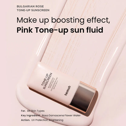 Heimish Bulgarian Rose Tinted Tone Up Sunscreen SPF50+ PA+++ 30ml