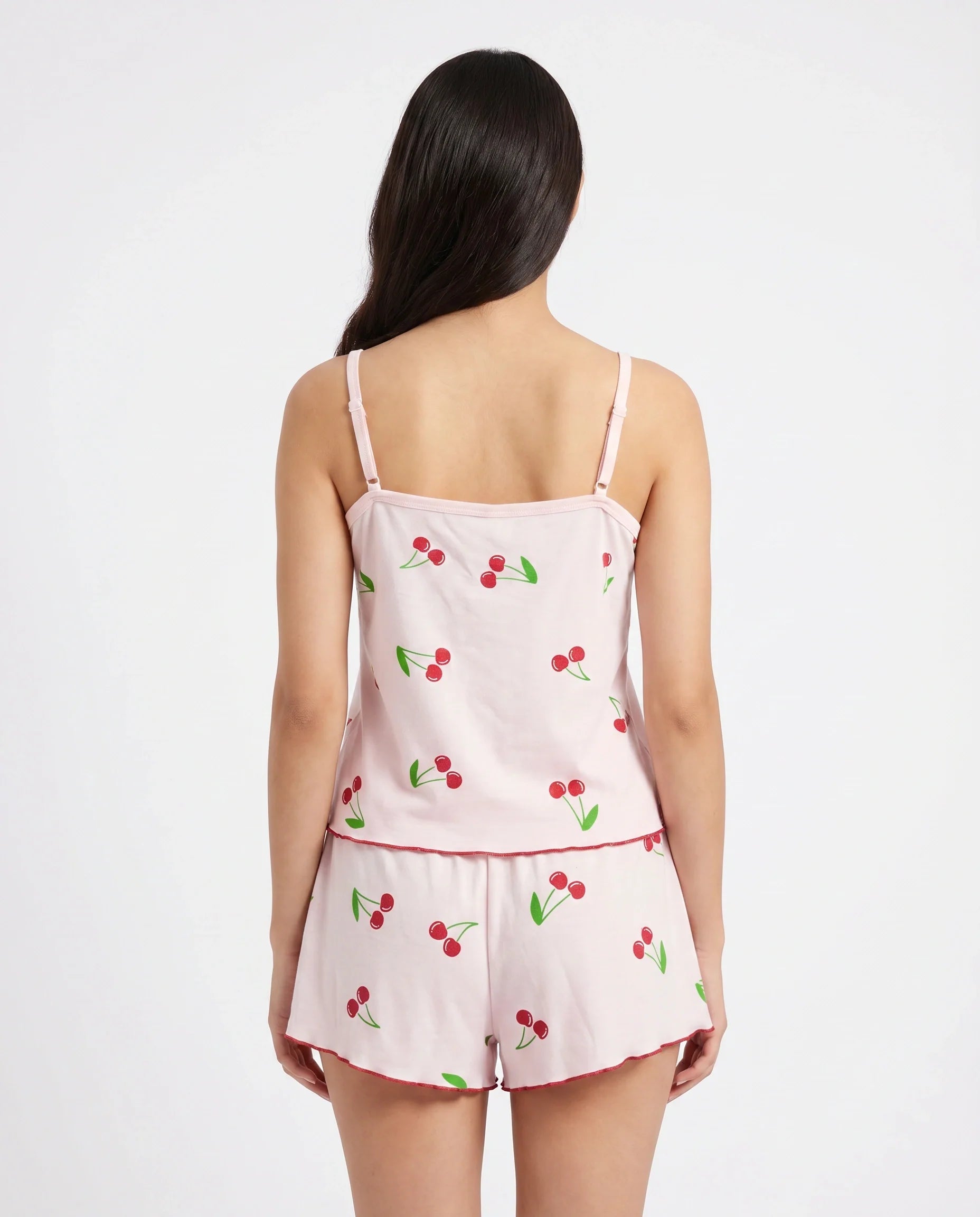 Sajiero Cami Set Cherry Breeze Pink