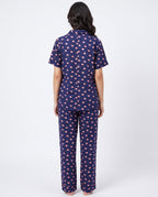 Sajiero Linen Pajama Suit Juicy Heart