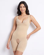 Sajiero Spanx Full Body Corset Crotch Buckle Body Shaper