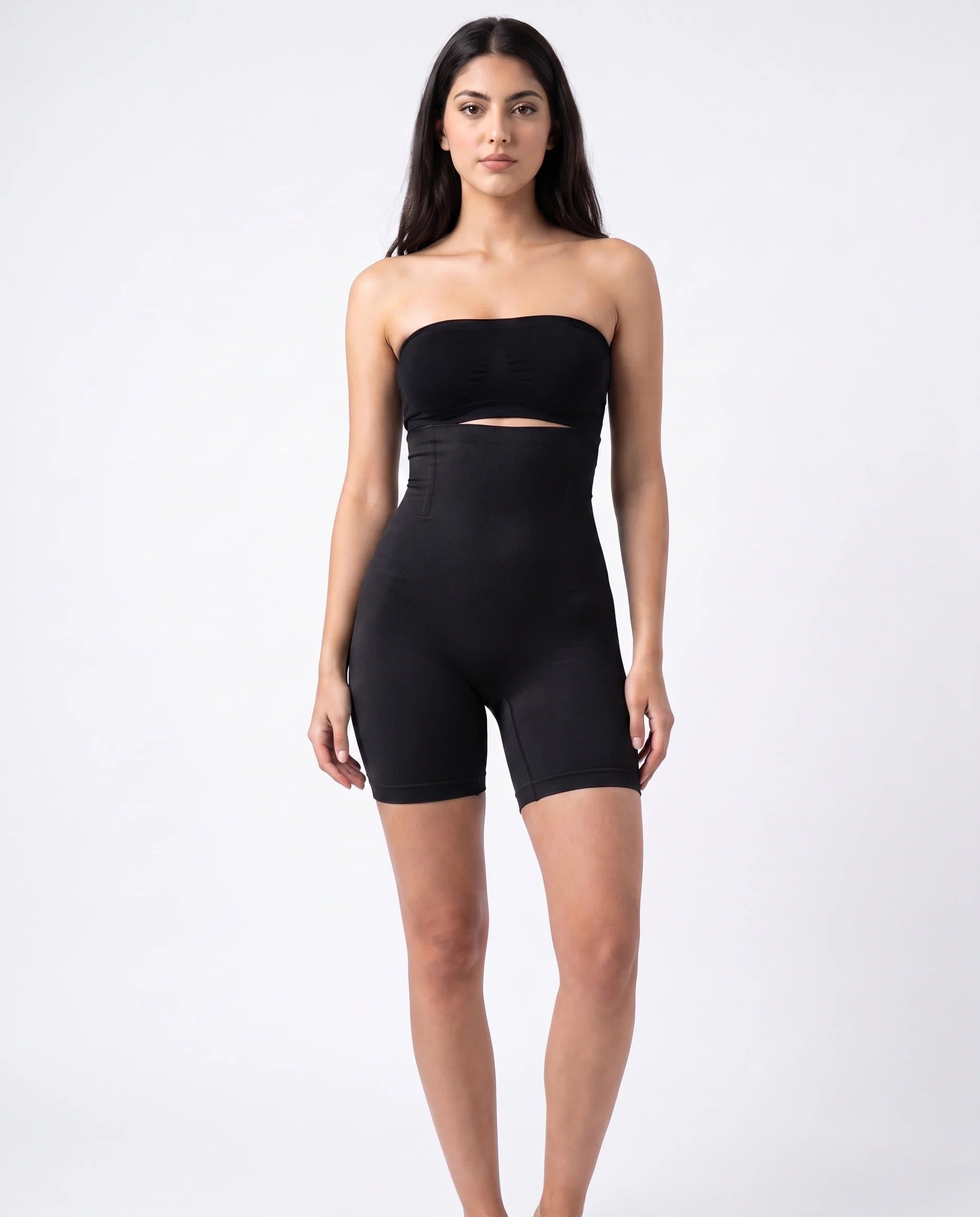 Sajiero Half Body High-Waist Shaper Black
