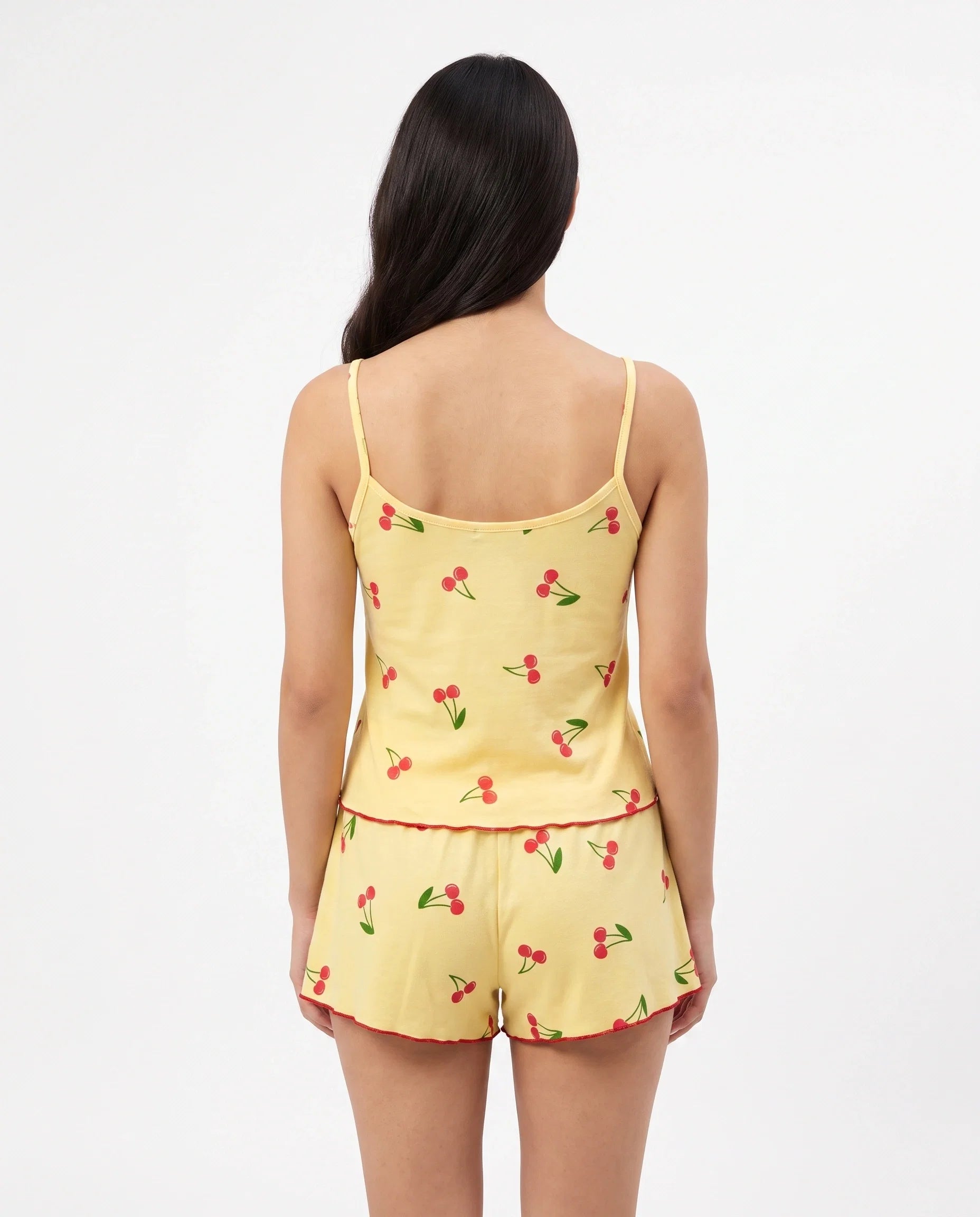 Sajiero Cami Set Cherry Breeze Yellow