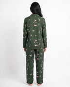 Sajiero Linen Pajama Suit Botanica