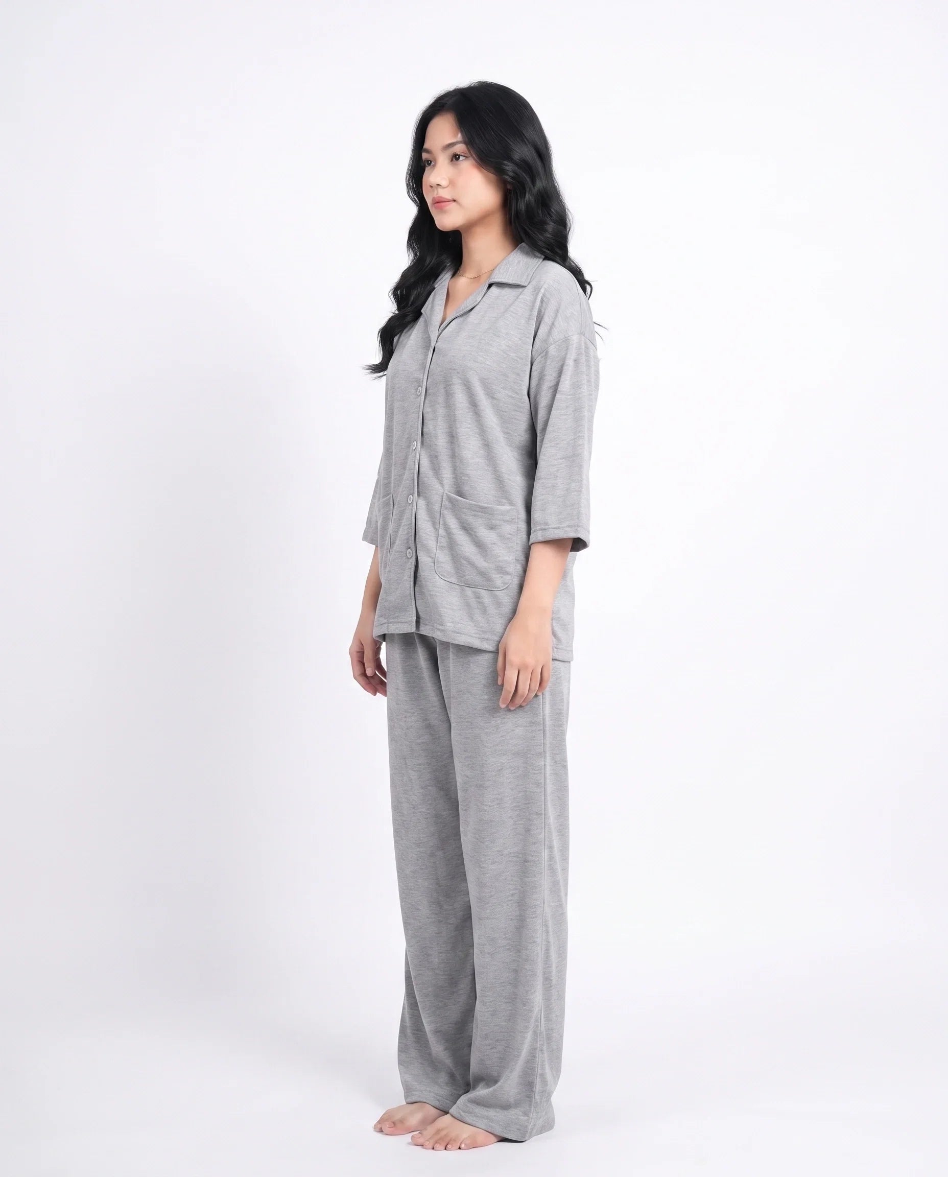 Sajiero Summer Loungewear Set Softco Grey
