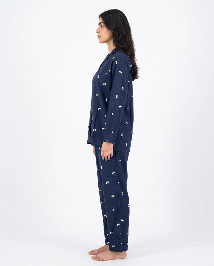 Sajiero Linen PJ Set Jasmine