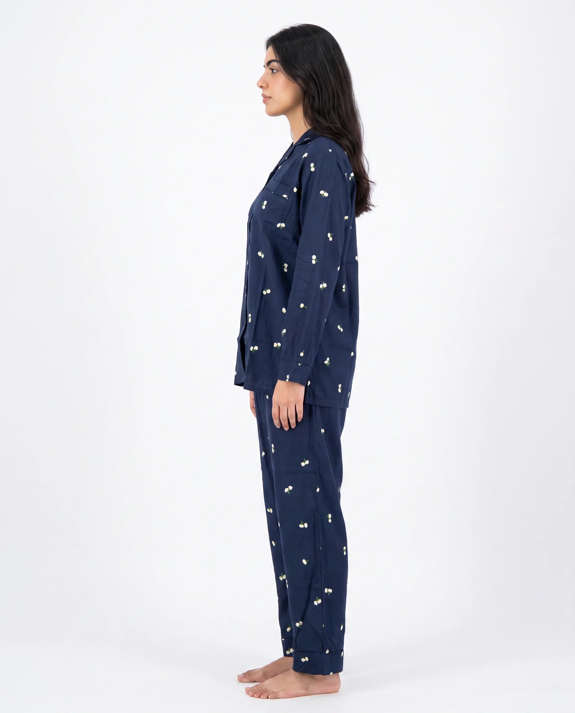 Sajiero Linen PJ Set Jasmine