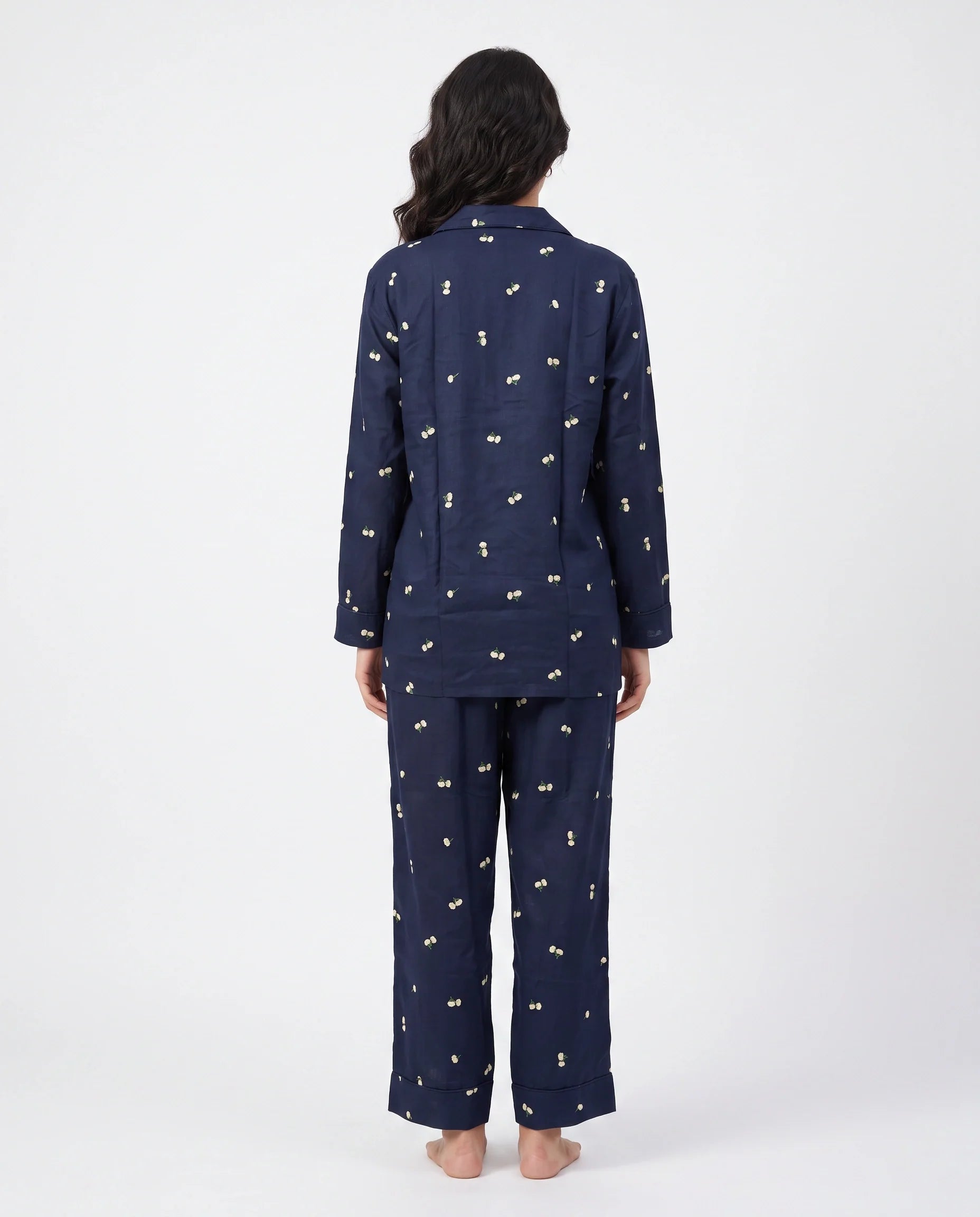 Sajiero Linen PJ Set Jasmine