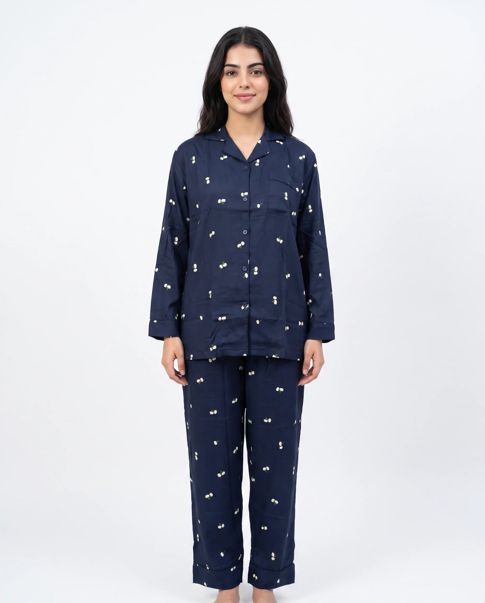 Sajiero Linen PJ Set Jasmine