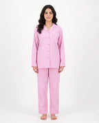 Sajiero Linen PJ Set Candy Stripe