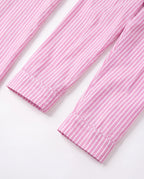 Sajiero Linen PJ Set Candy Stripe