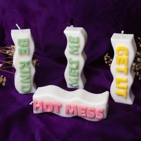 Candle Wick Store Melt Me Quote Candle Green 96gm price in Pakistan