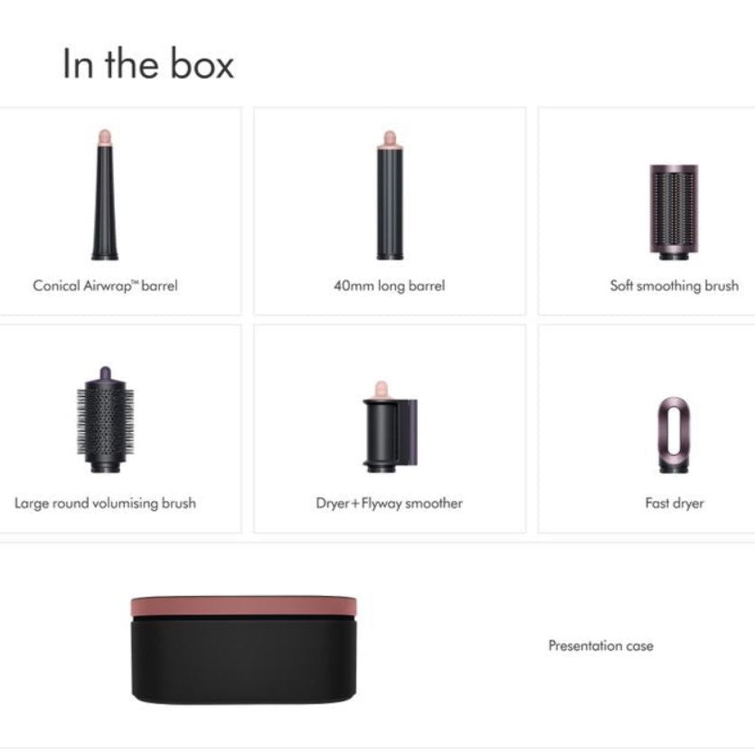 Dyson Airwrap i.d. Multi-Styler And Dryer Straight + Wavy HS08 Jasper Plum