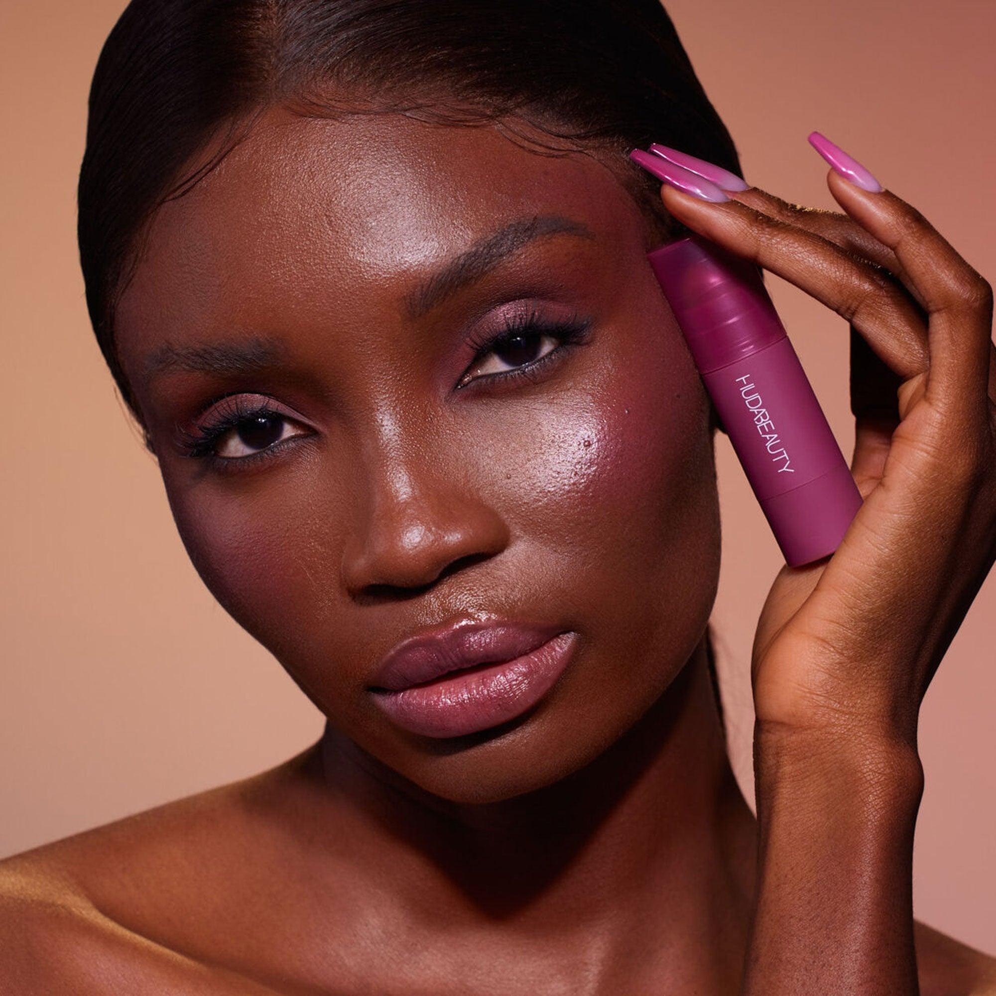 Huda Beauty Cheeky Tint Blush Stick Baddie Berry 5gm - TheSkinFit