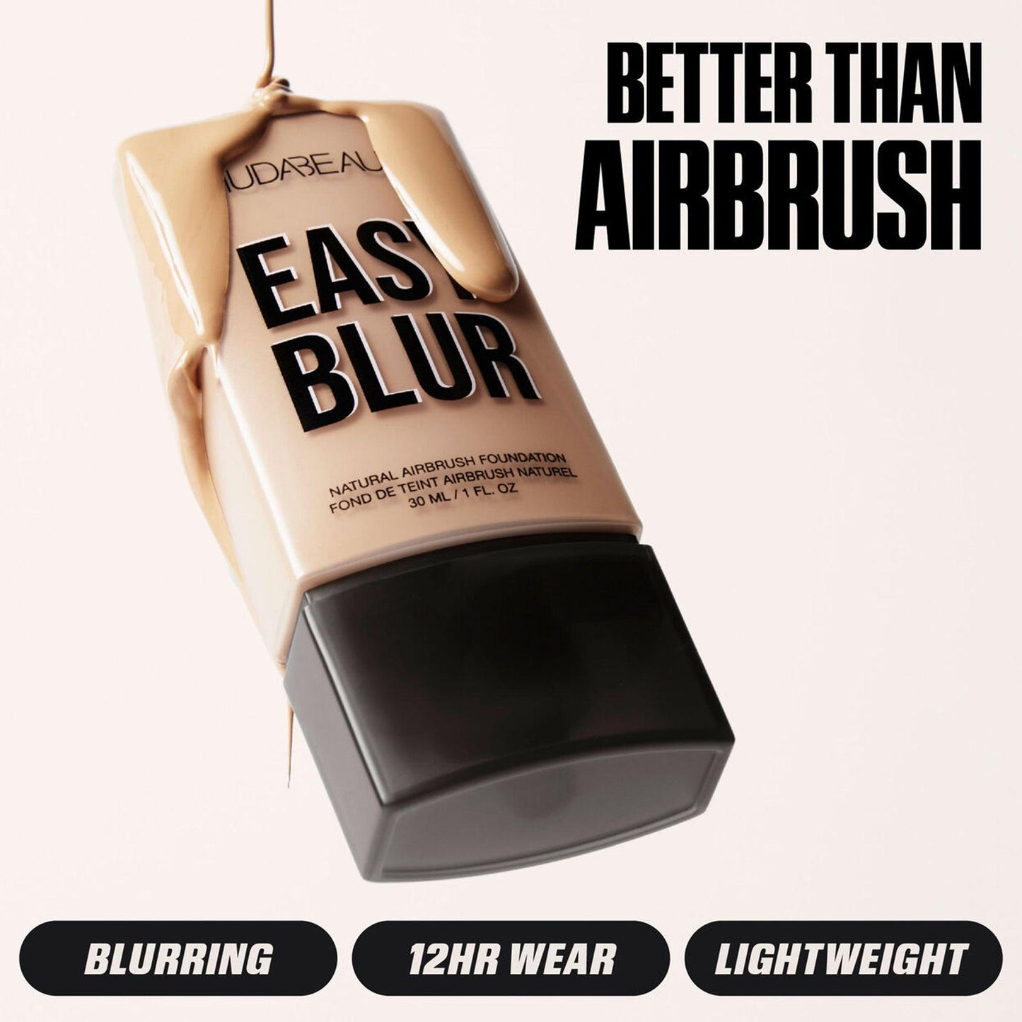 Huda Beauty Easy Blur Natural Airbrush Foundation 110N Angel Food 30ml - TheSkinFit