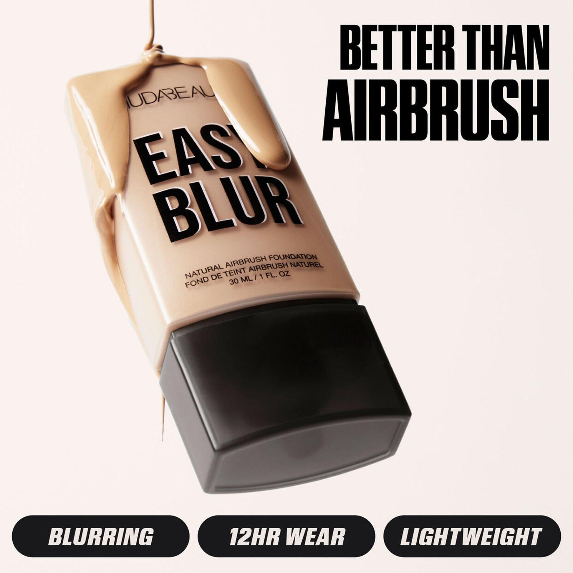 Huda Beauty Easy Blur Natural Airbrush Foundation 200B Shortbread 30ml - TheSkinFit