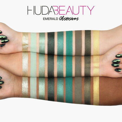 Huda Beauty Obsessions Eyeshadow Palette Emerald 1 Piece