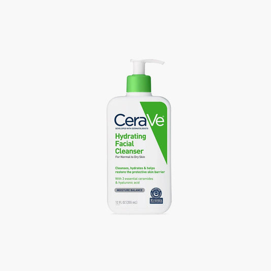 CeraVe Hydrating Facial Cleanser For Normal to Dry Skin 236ml - TheSkinFit