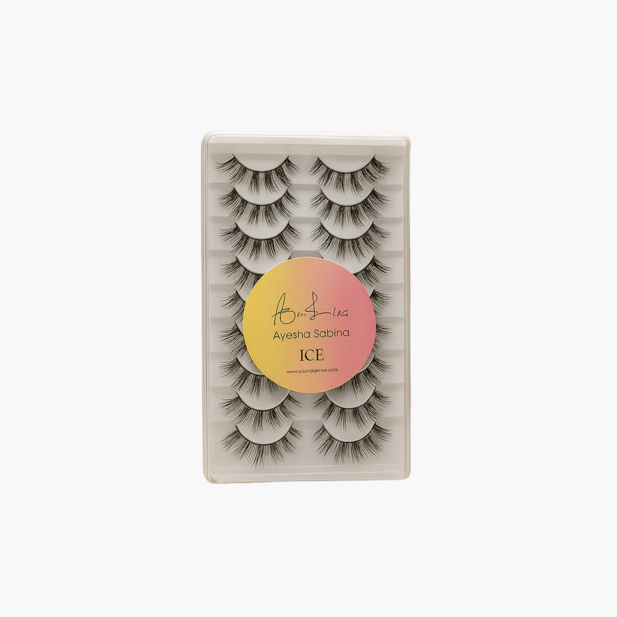 Ayesha Sabina Ice Eyelashes Pack Of 10