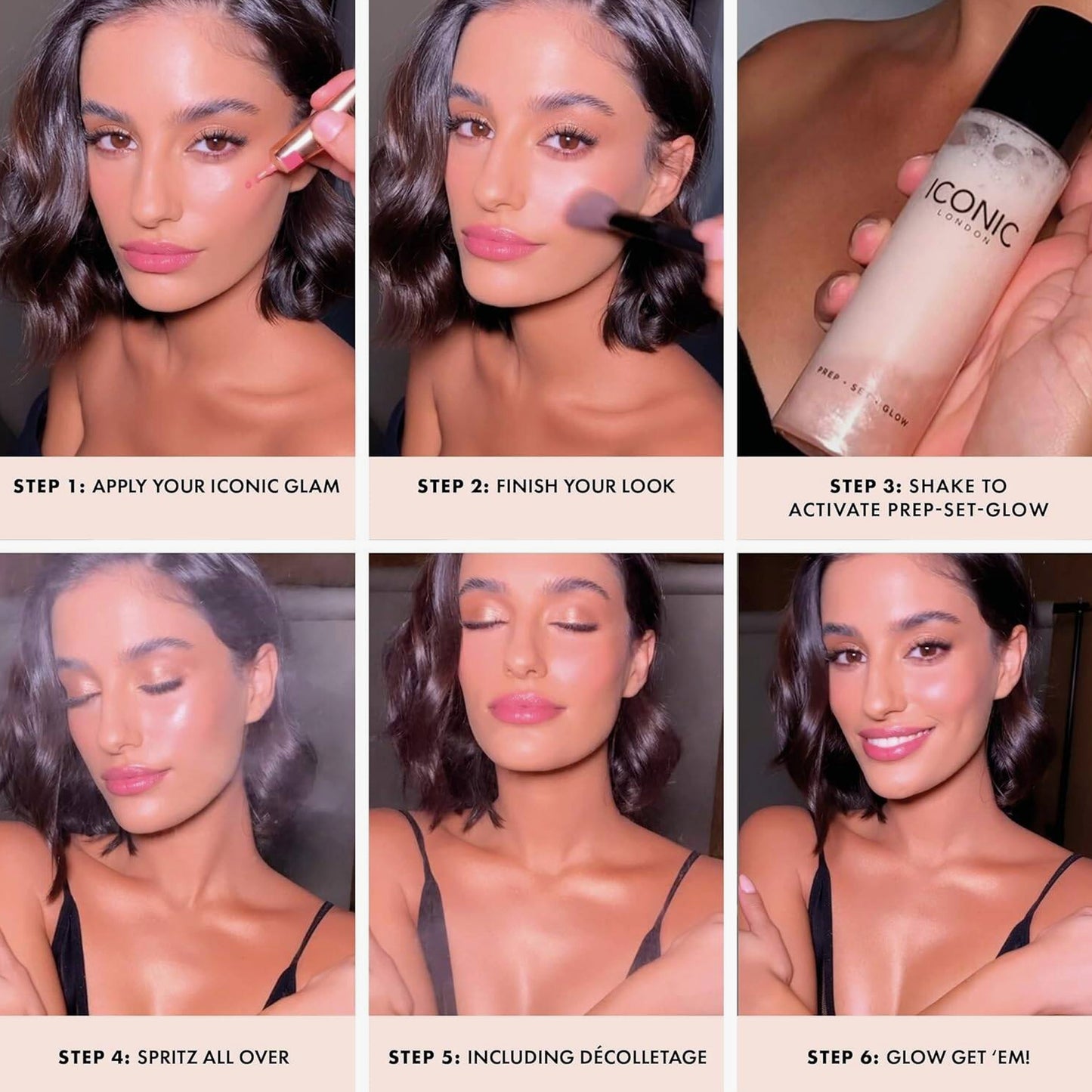 Iconic London Prep-Set-Glow Setting Spray Original 120ml