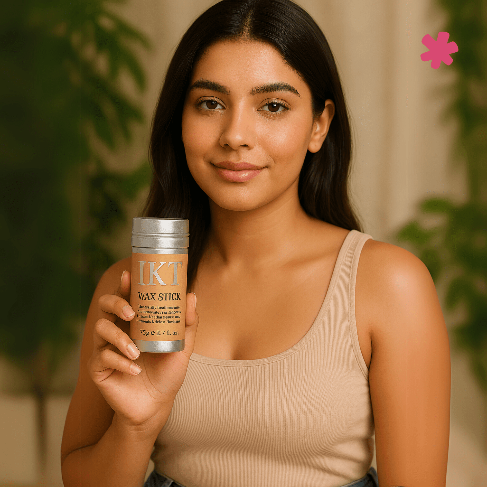 IKT Hair Wax Stick with Model