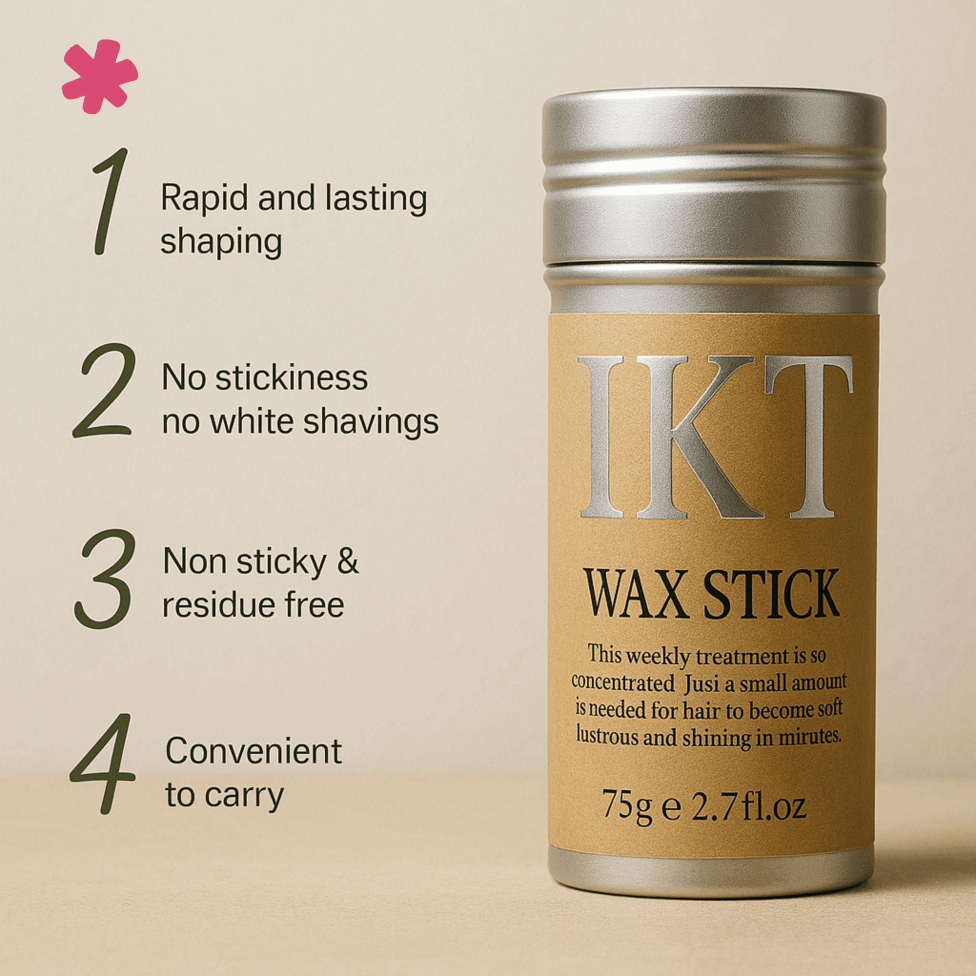 IKT Hair Wax Stick delaits