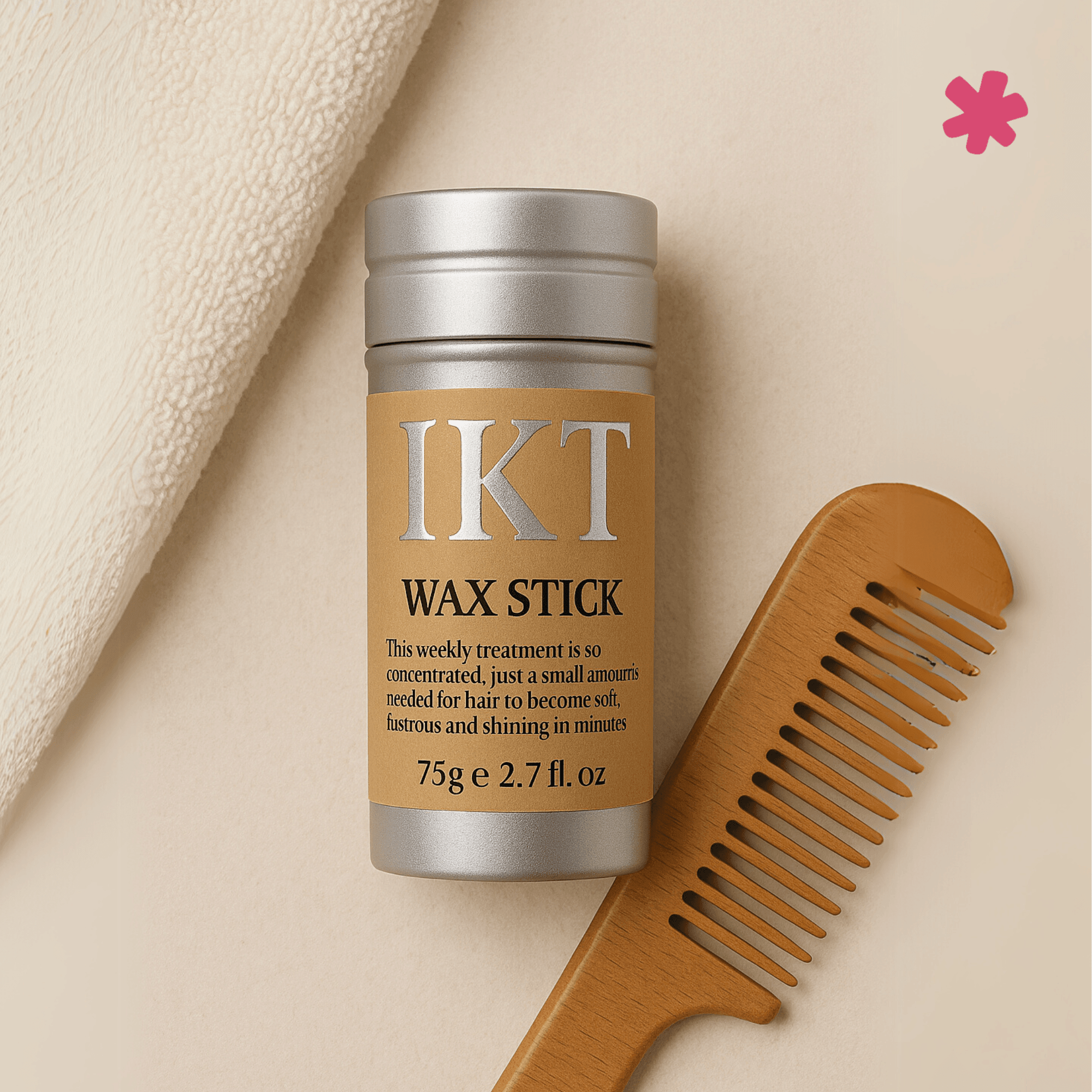 IKT Hair Wax Stick with comb