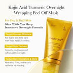 medicube kojic acid turmeric night wrapping mask review