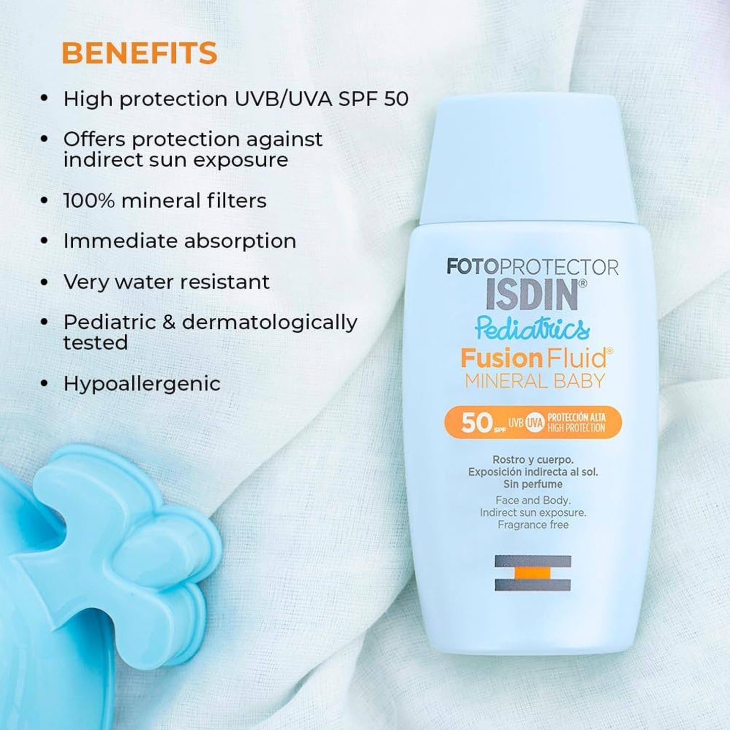 Isdin Fotoprotector Pediatrics Fusion Fluid Mineral Baby SPF50 50ml