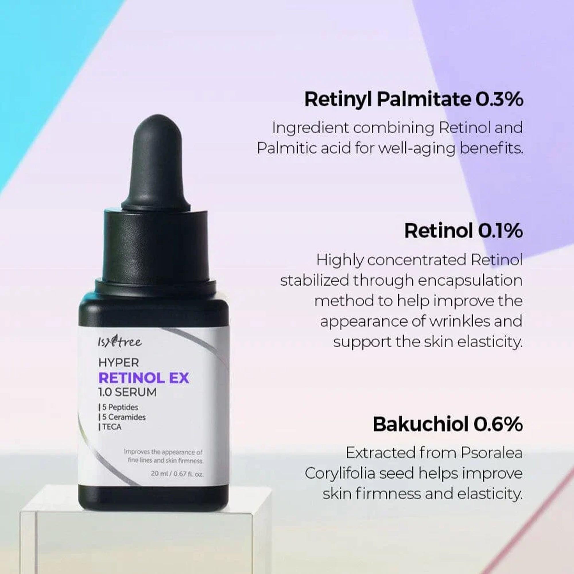 Isntree Hyper Retinol EX 1.0 Serum 20ml - TheSkinFit