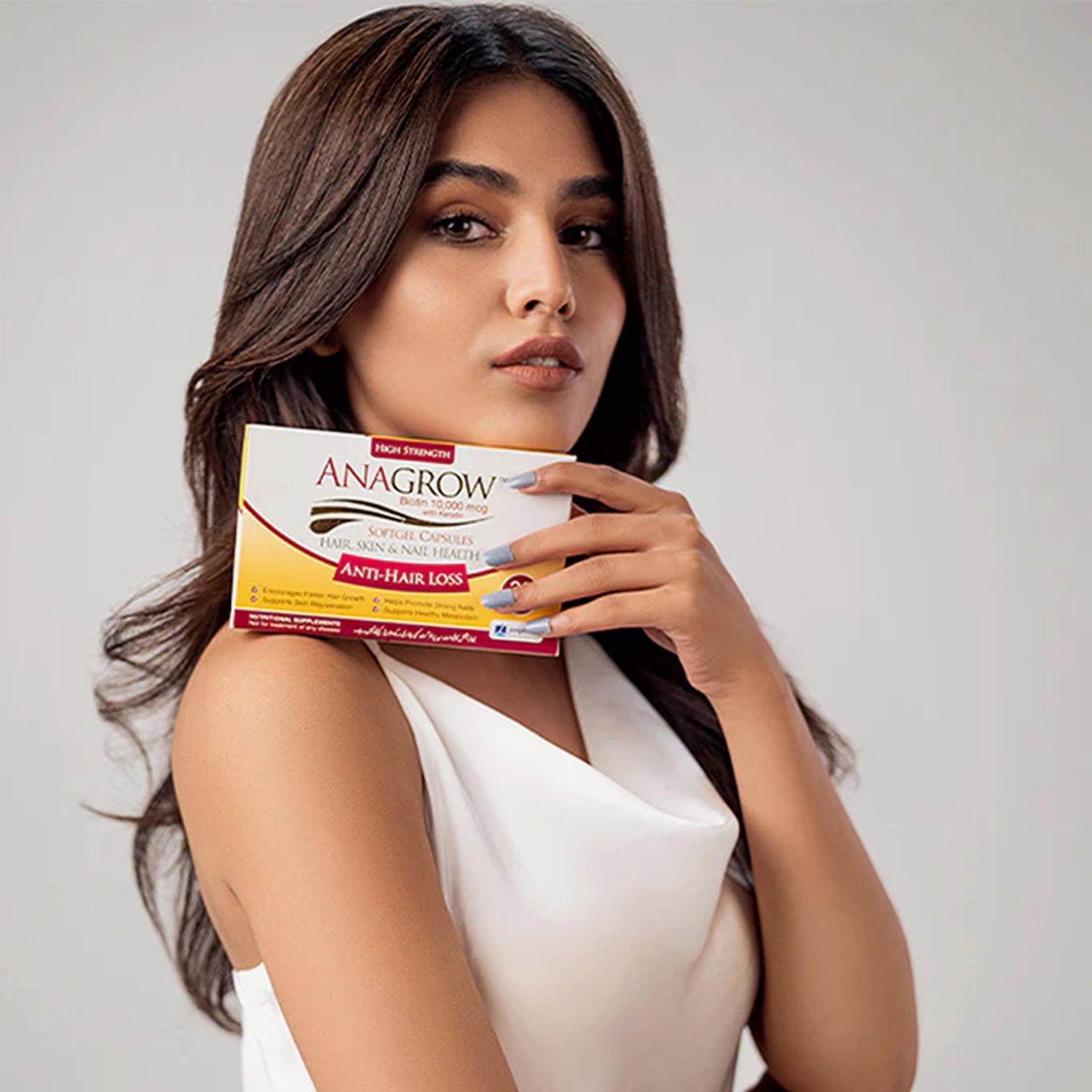 Jenpharm Anagrow Anti-Hair Loss Soft Gel Capsules 30 Capsules - TheSkinFit