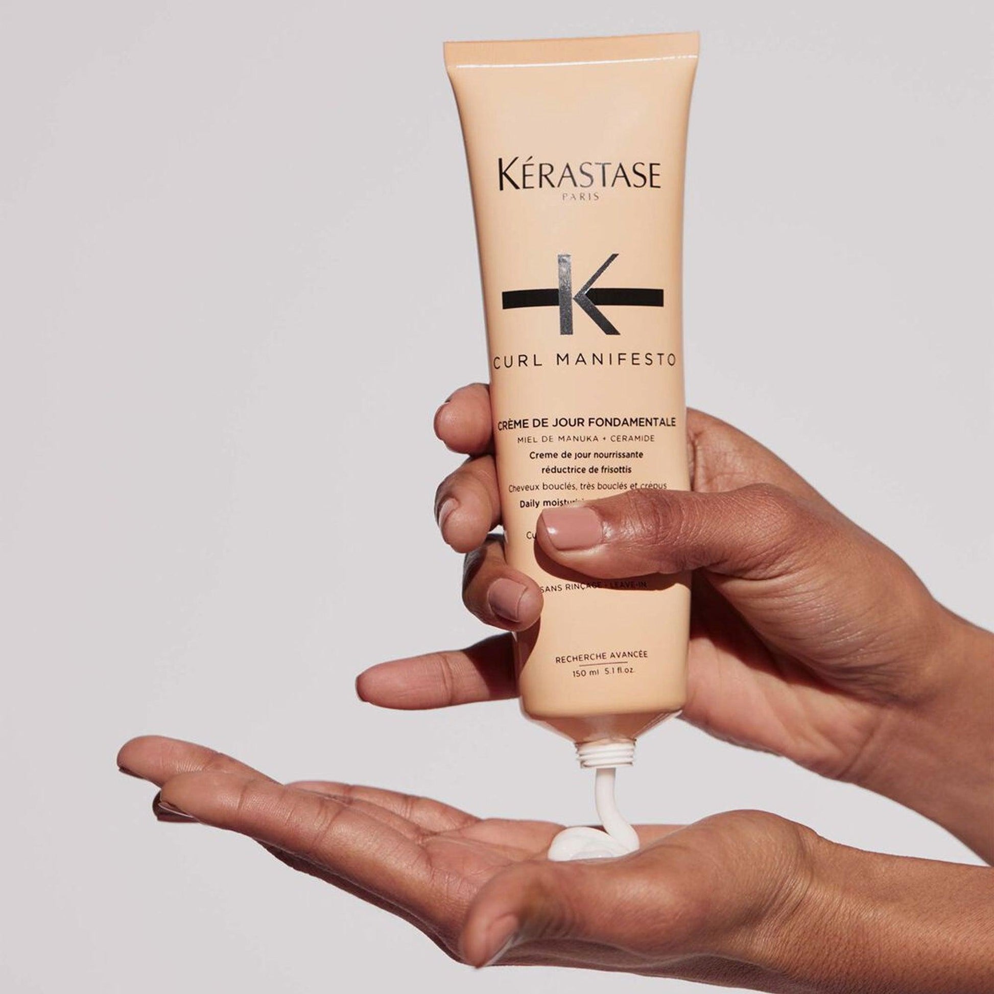 Kerastase Curl Manifesto Creme De Jour Fondamentale Leave-In Treatment For Curly Hair 125ml - TheSkinFit